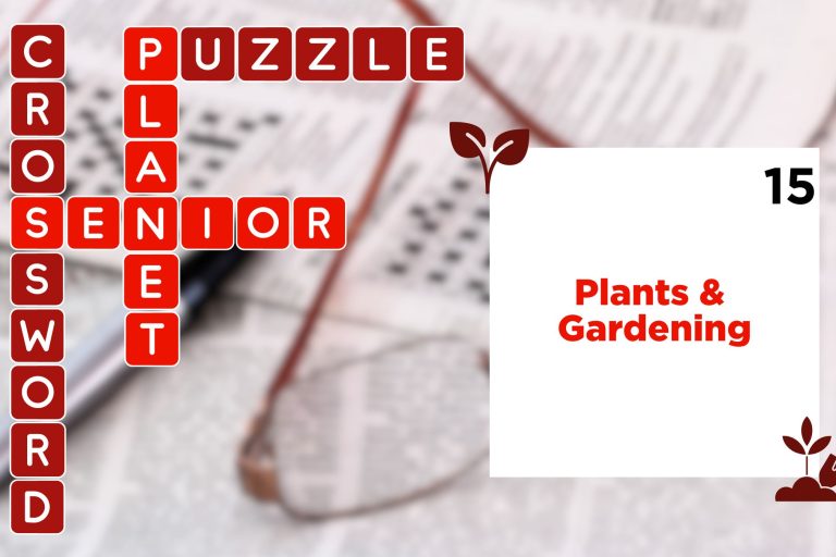 Image of crossword puzzle photo with the title Plants & Gardening